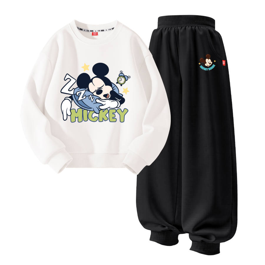 Disney Kids Casual Sportswear Crew Neck Moderate Stretch Breathable