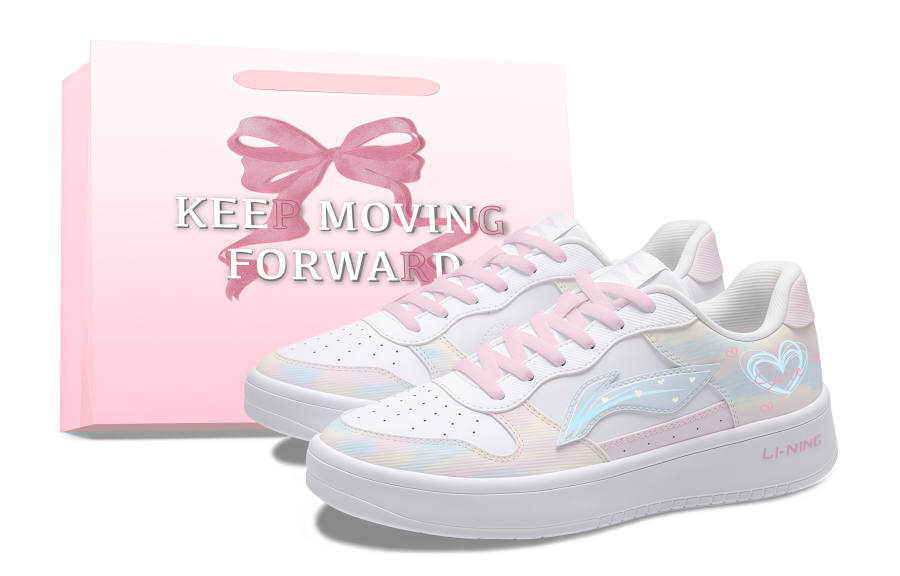 Li-Ning Li Ning Floating Boat Skateboard Shoes Women's Low Top White