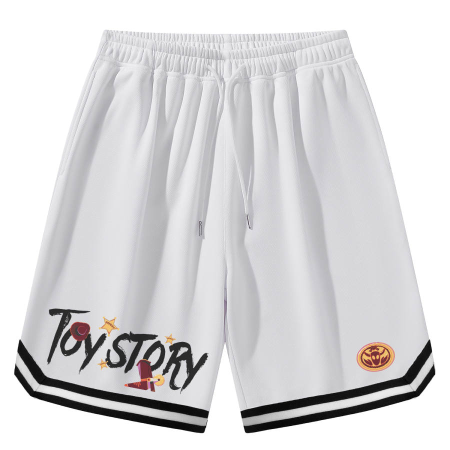 Disney Casual Shorts Unisex Thin Straight Fit Pants