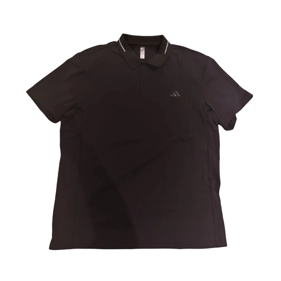 Adidas Adidas Polo Shirts Men's Black Polo Collar Moderate