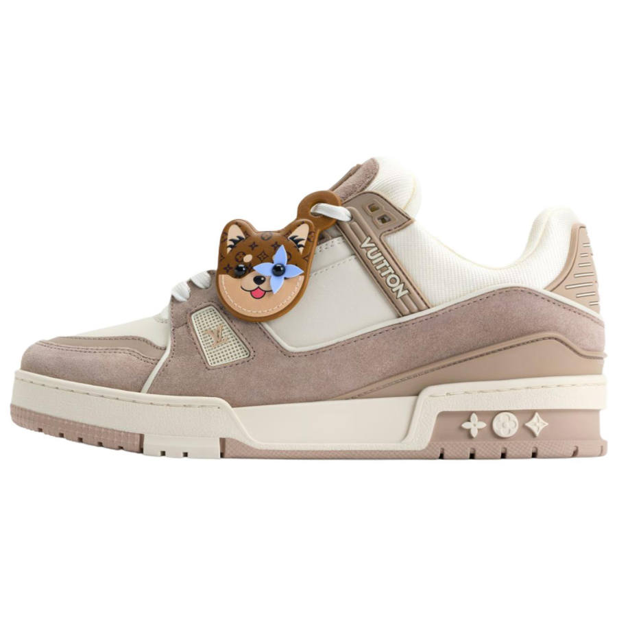 LOUIS VUITTON Trainer Skateboard Shoes Women's Low Top Umber