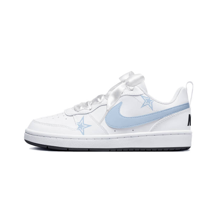 Nike Nike Court Borough 2 Skateboard Shoes Unisex Low Top Blue