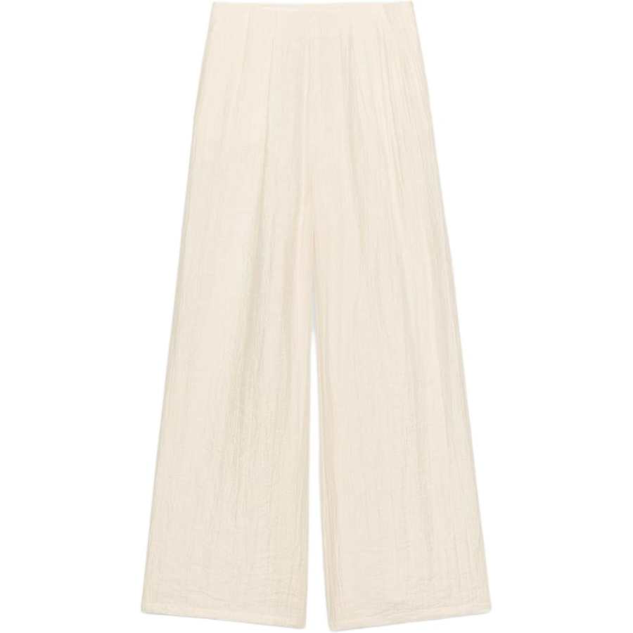 ZARA Casual Pants Women's White Moderate Wide Leg Pants