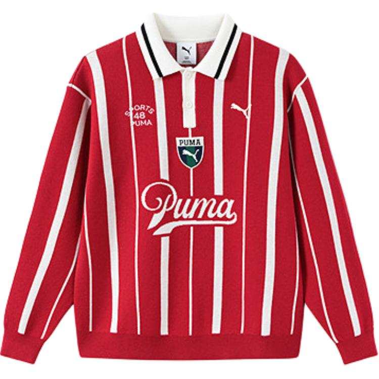 PUMA PUMA Kids Sweaters Polo Collar Thickened Stretch