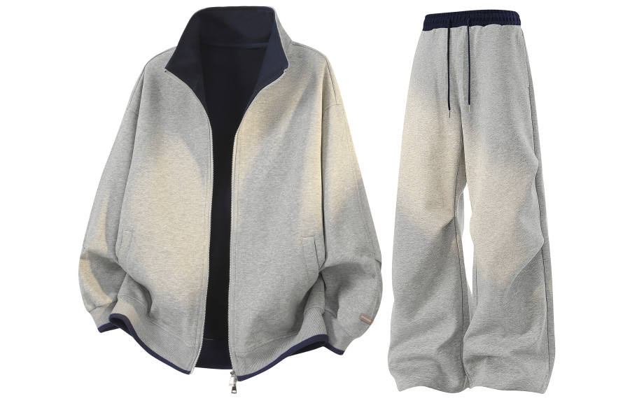 WARRIOR Casual Sportswear Unisex Stand Collar Moderate