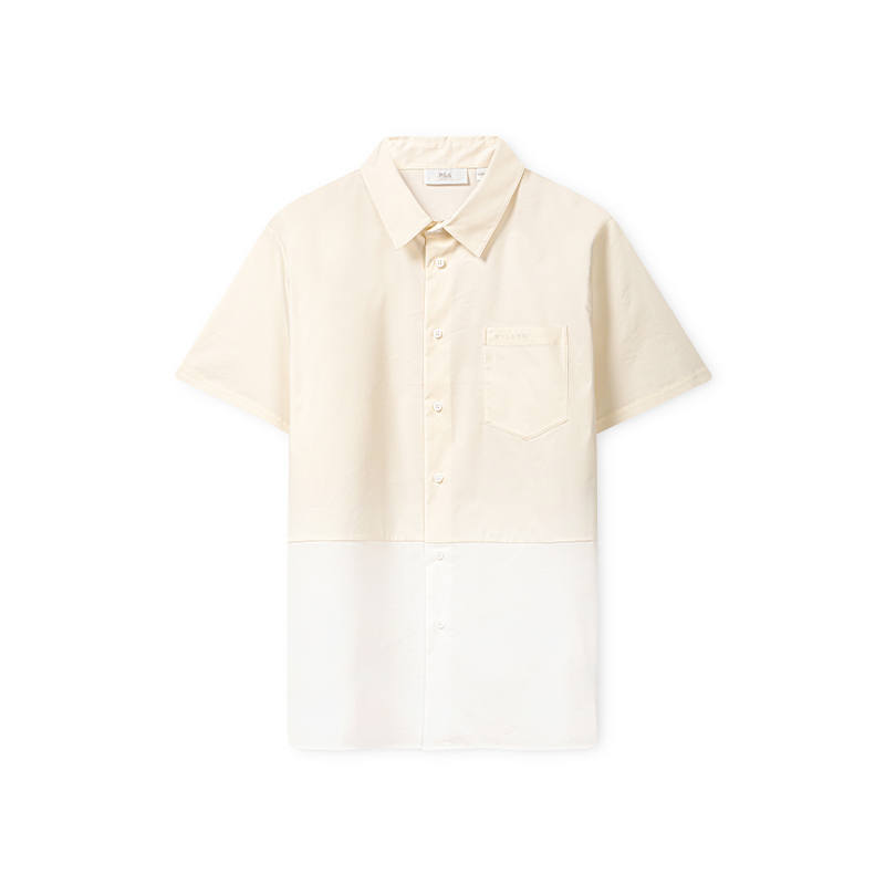 FILA MILANO Shirts Men's Embryo White Lapel Moderate Straight Fit