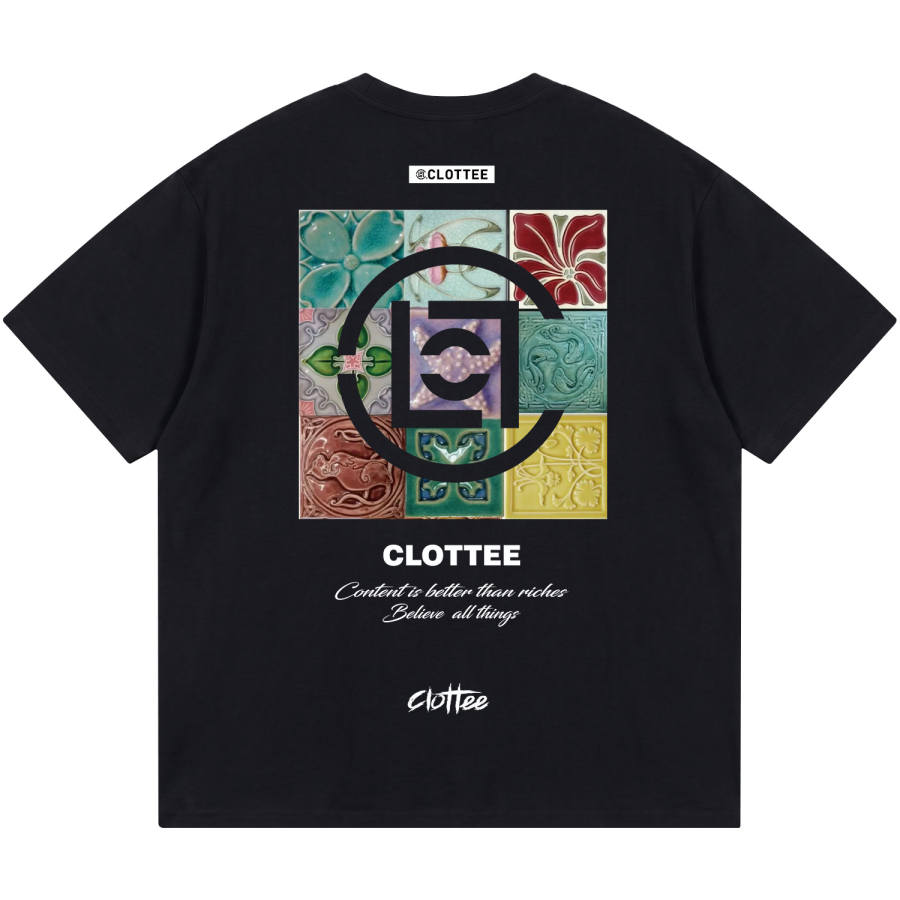 CLOT T Shirts Unisex Crew Neck Moderate Straight Fit