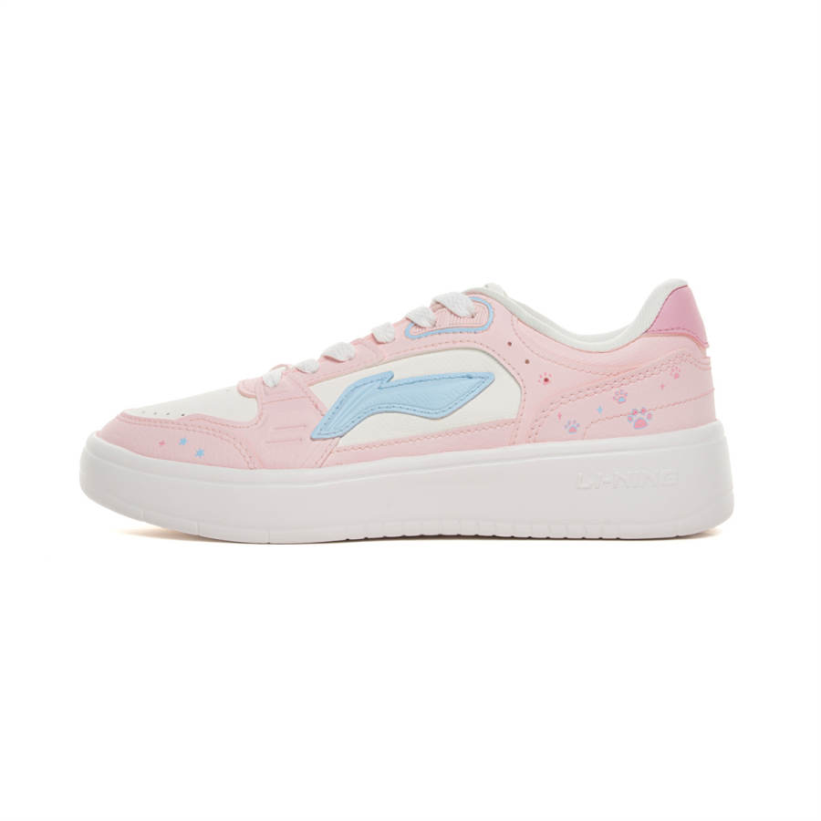 Li-Ning Li Ning Skateboard Shoes Women's Low Top Mist White/Gray Jade Green