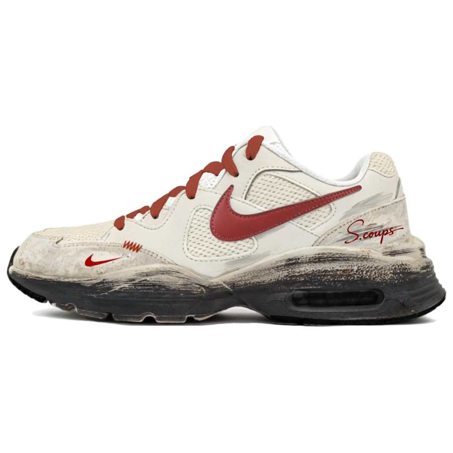 Nike Nike Air Max Fusion Running Shoes Men's Low Top Red