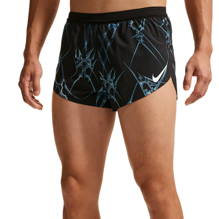 Nike Nike AEROSWIFT Running Shorts Men's Black/White Moderate