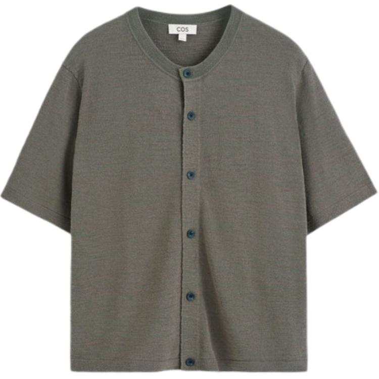 COS Knitwear Men's Taupe Crew Neck Moderate