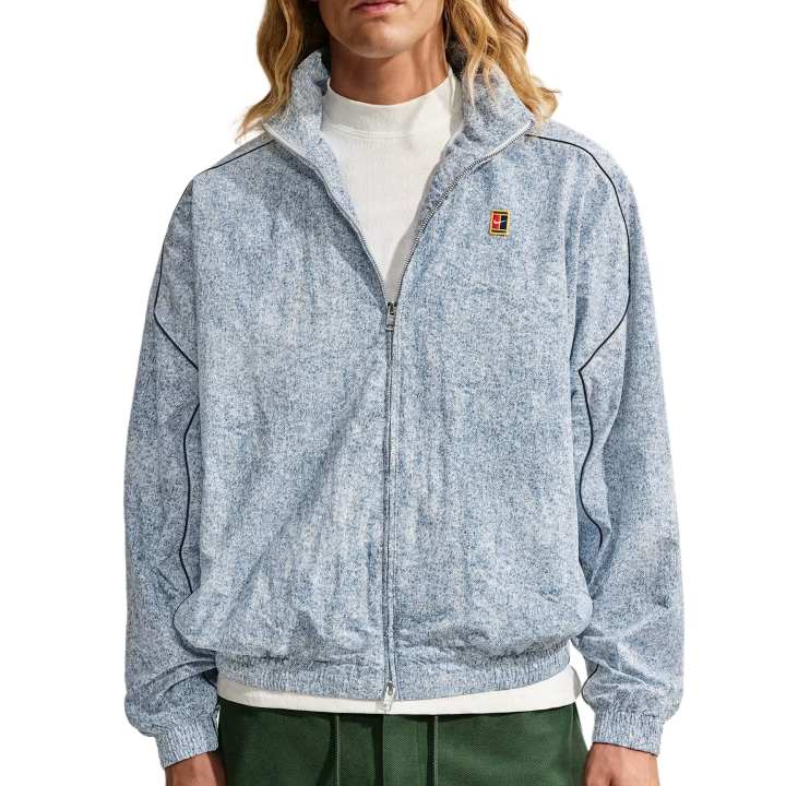 Nike Nike Club Denim Jackets Men's White/Black/Black Lapel Moderate Other