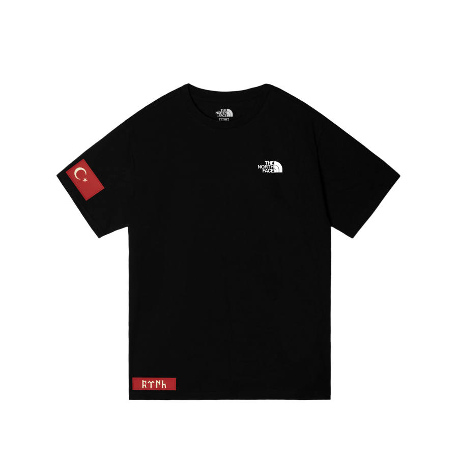 THE NORTH FACE T Shirts Unisex Black Crew Neck Moderate