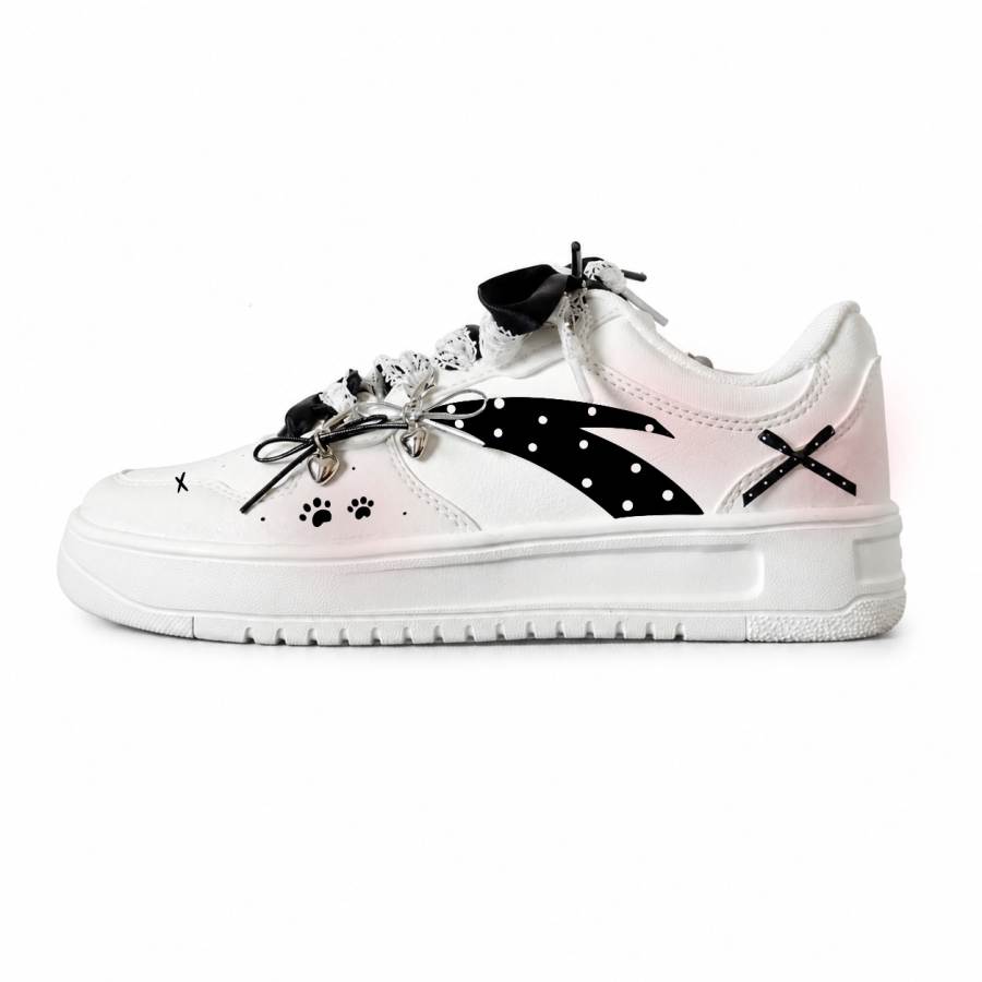 ANTA Easy Skateboard Shoes Women's Low Top White/Silver