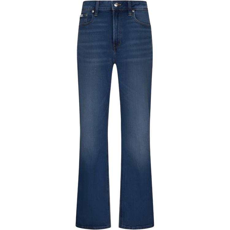 Calvin Klein Jeans Women's 46V Denim Dark Blue Moderate Flared Pants