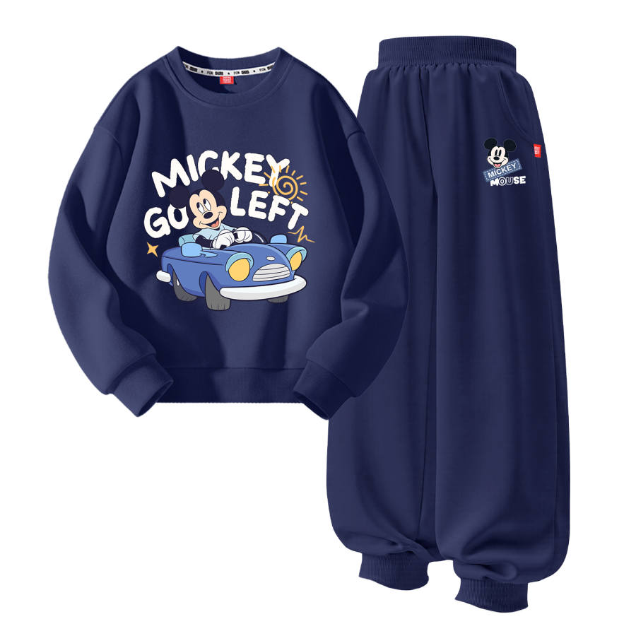 Disney Kids Casual Sportswear Crew Neck Moderate Stretch Breathable