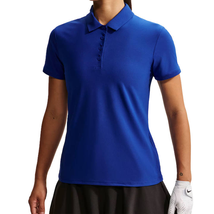 Nike Nike Dri FIT Victory Golf Clothing Women's Old Royal Blue/White Polo Collar Moderate