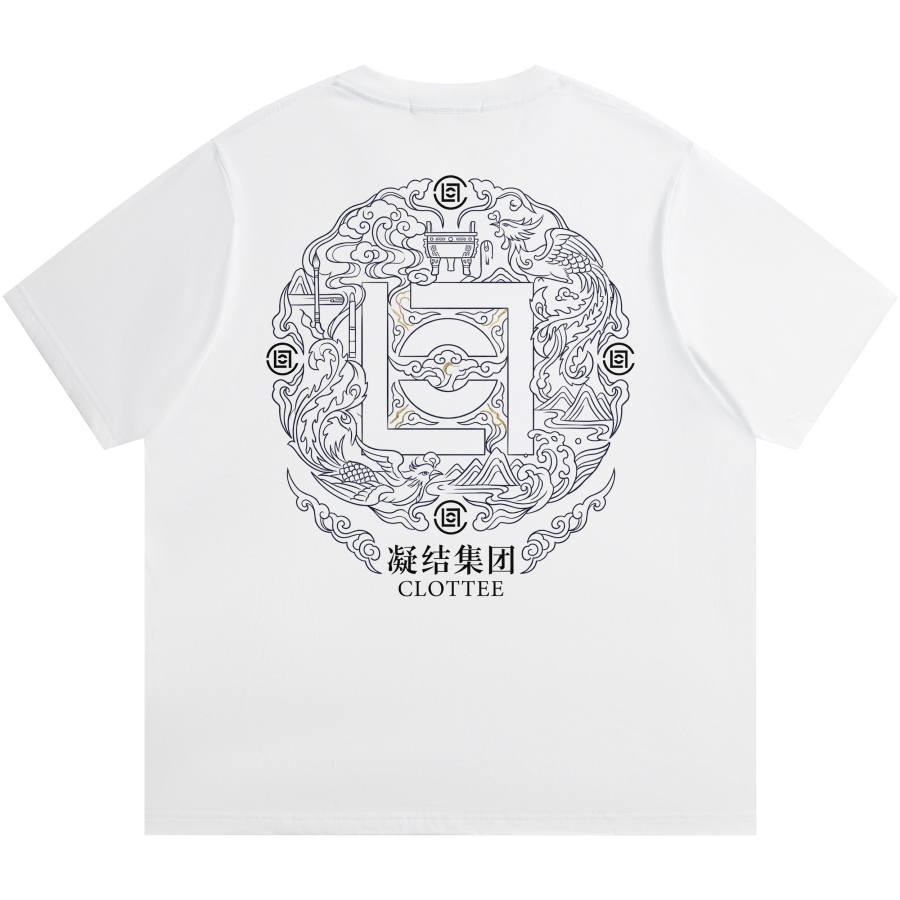 CLOT T Shirts Unisex Crew Neck Moderate Straight Fit