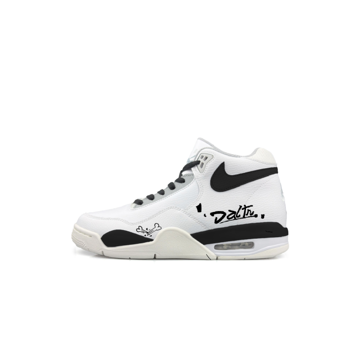 Nike Nike Flight Legacy Basketball Shoes Men's Mid Top Black, White, Blue