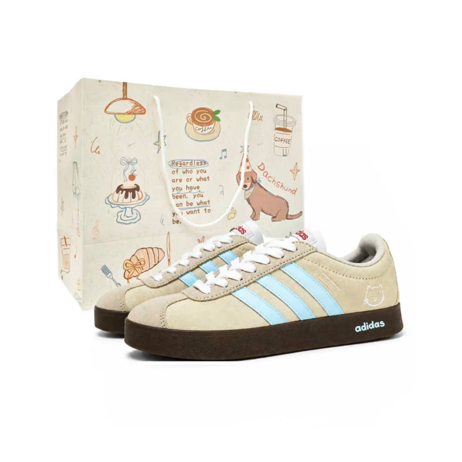 Adidas Adidas VL COURT 2.0 German Army Trainers Unisex Low Top Blue