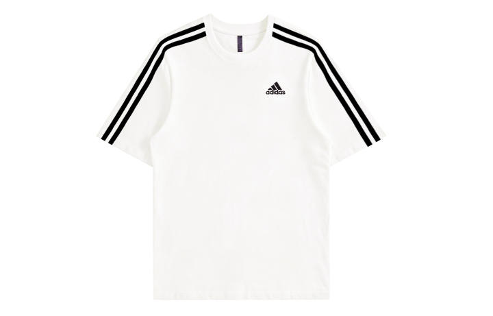 Adidas Adidas MUST HAVES T Shirts Unisex Ecru Crew Neck Thin