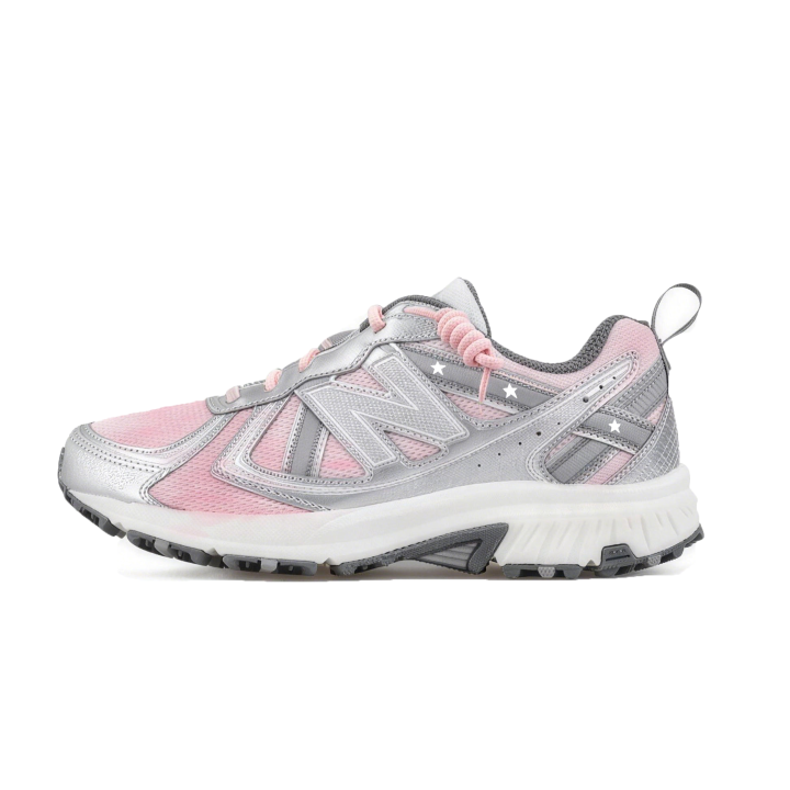 New Balance New Balance NB 410 V5 Running Shoes Unisex Low Top Silver, Pink