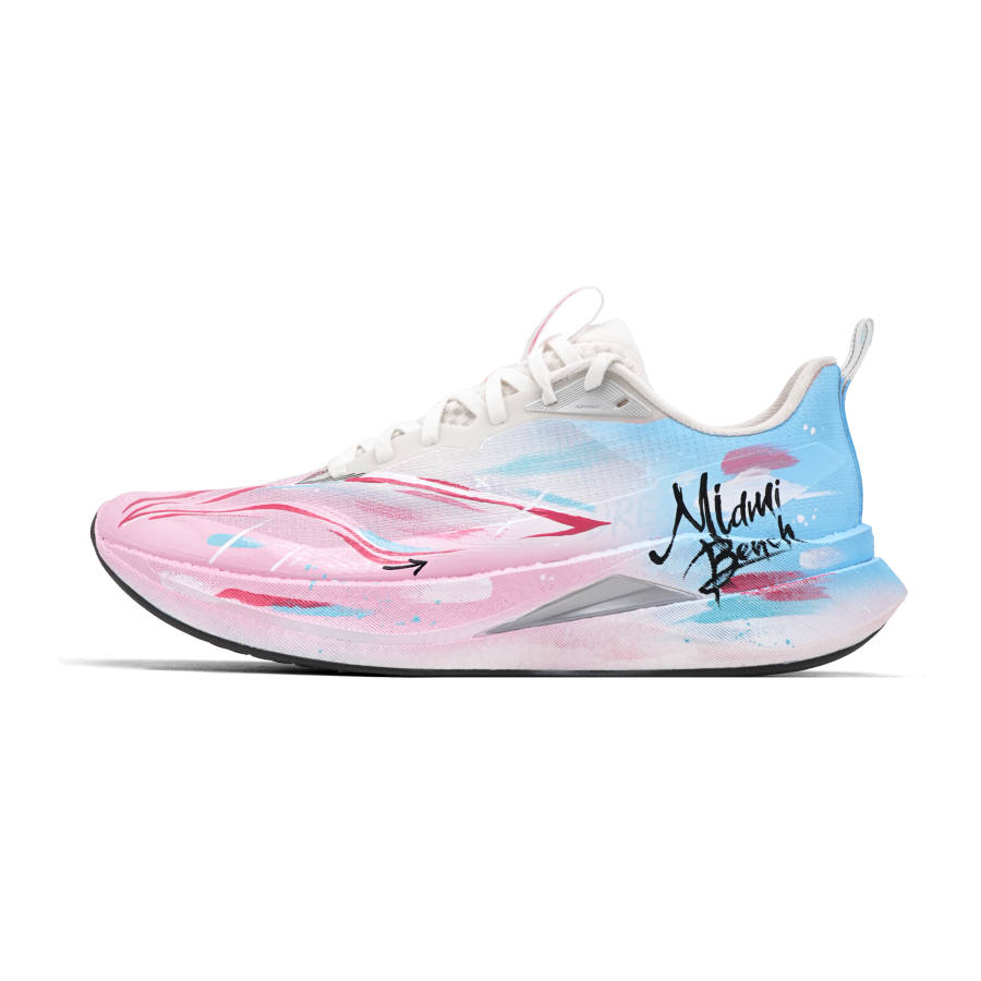 Li-Ning Li Ning Red Hare 9 PRO Running Shoes Unisex Low Top Blue Pink