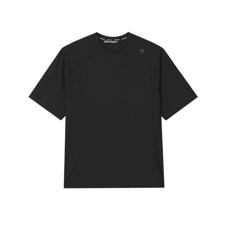 PALM ANGELS T Shirts Unisex Crew Neck Thin Straight Fit