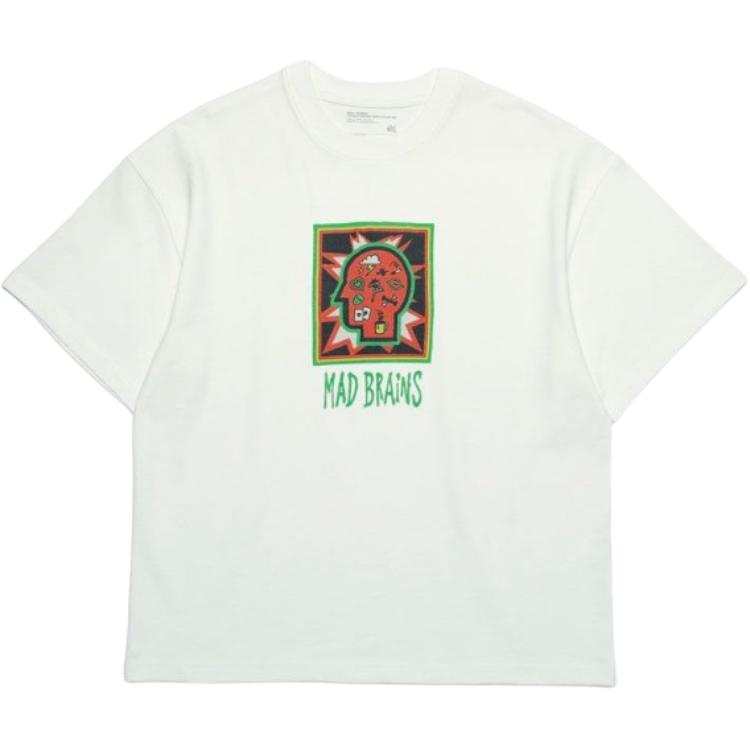MADNESS T Shirts Unisex White Crew Neck Straight Fit