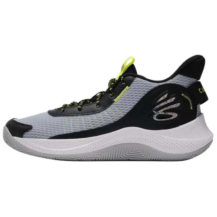 Under Armour Curry 3Z7 Basketball Shoes Unisex Low Top Gray Black