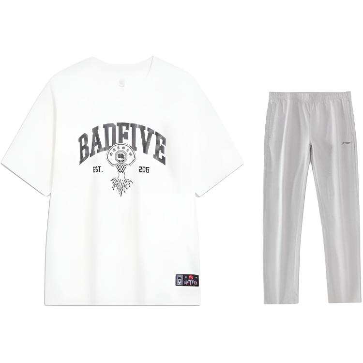 Li-Ning Li Ning Casual Sportswear Men's Crew Neck Moderate