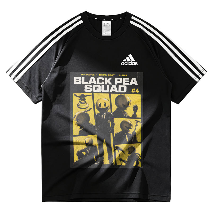 Adidas Adidas Football T Shirts Unisex Black Crew Neck Moderate