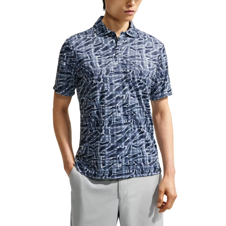 Nike Nike Golf Clothing Men's Diffused Blue Polo Collar Moderate