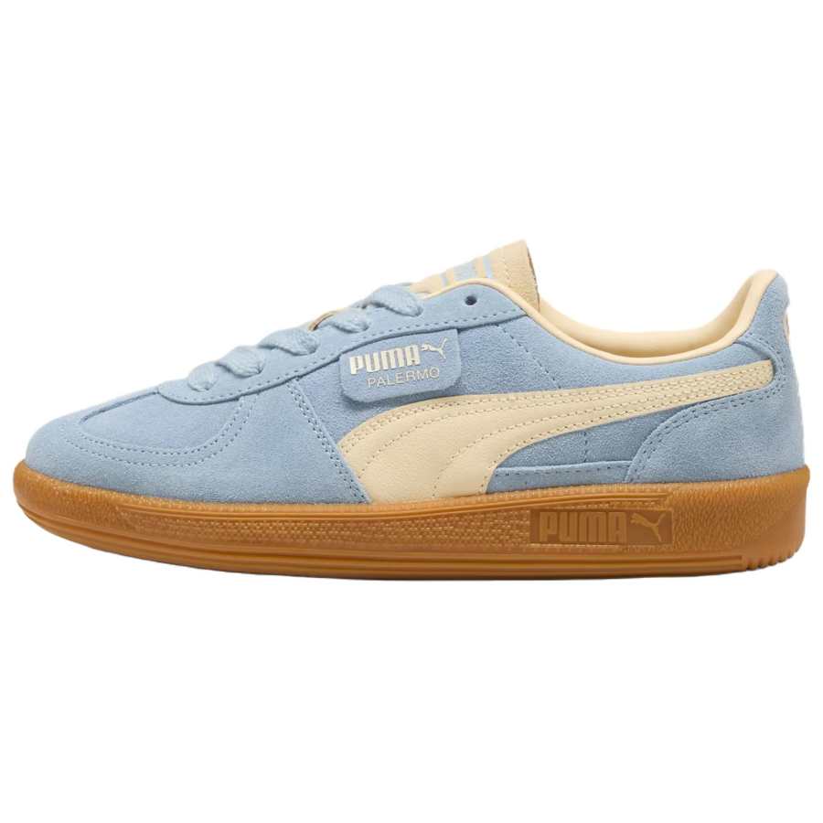 PUMA Palermo German Army Trainers Unisex Ocean Fantasy Cream