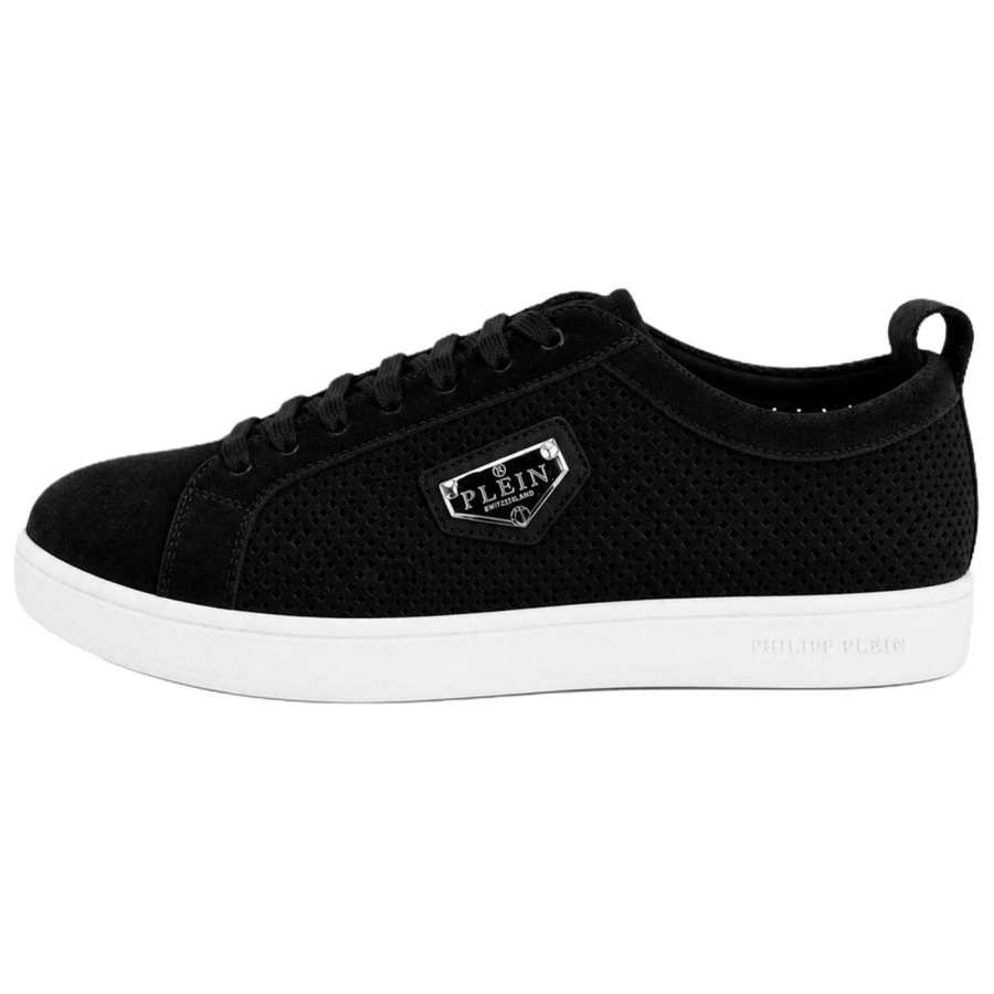 PHILIPP PLEIN Skateboard Shoes Men's Low Top Black