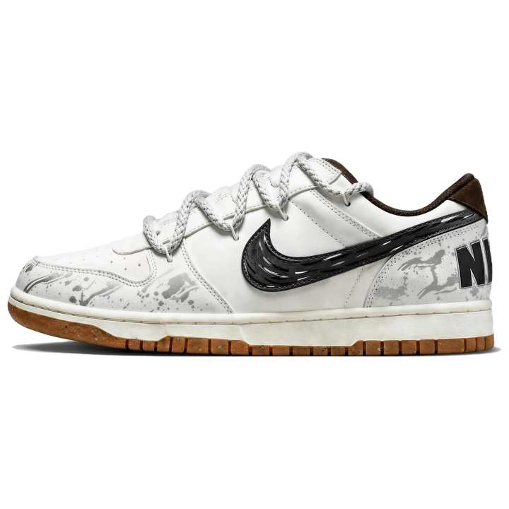 Nike Nike Big Skateboard Shoes Men's Low Top Gray