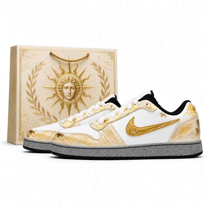 Nike Nike EBERNON Skateboard Shoes Men's Low Top White