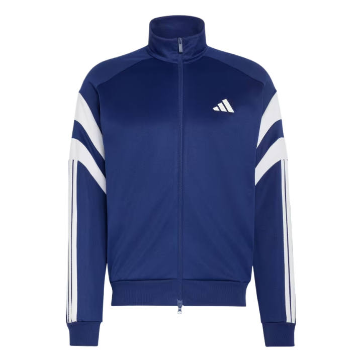 Adidas Adidas Jackets Men's Dark Blue/White Stand Collar Moderate