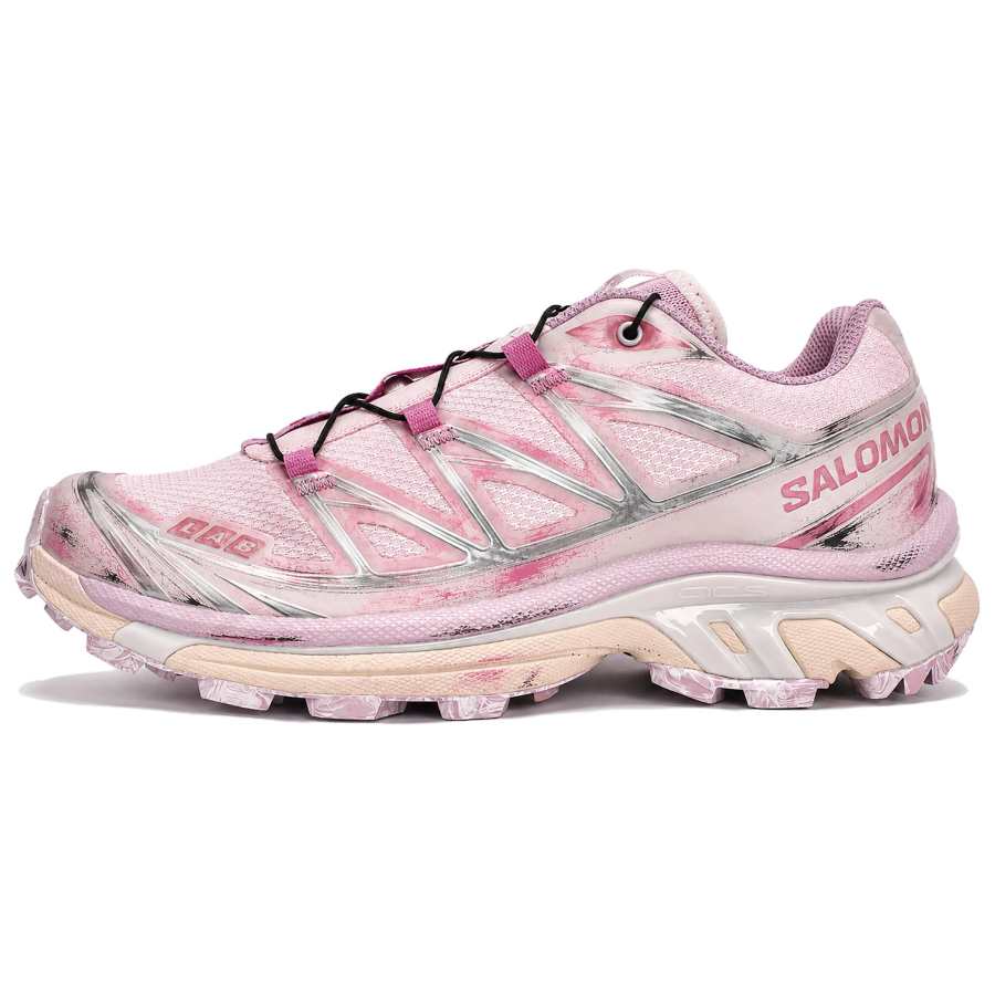 SALOMON XT 6 Running Shoes Unisex Low Top Silver
