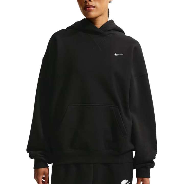 Nike Nike Sweatshirts Women's Black Hooded Non Detachable Moderate