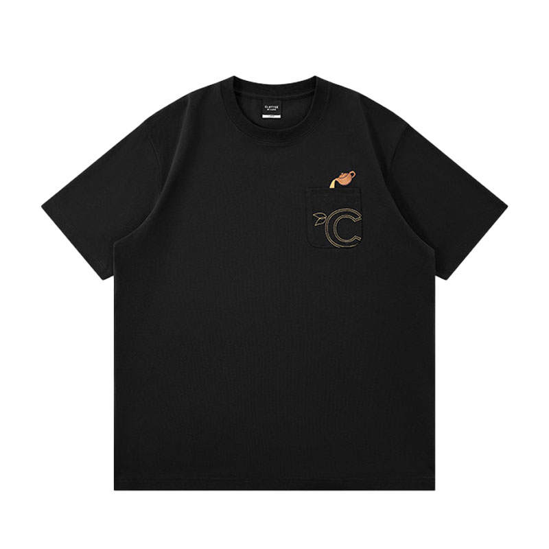 CLOT T Shirts Unisex Crew Neck Moderate Straight Fit