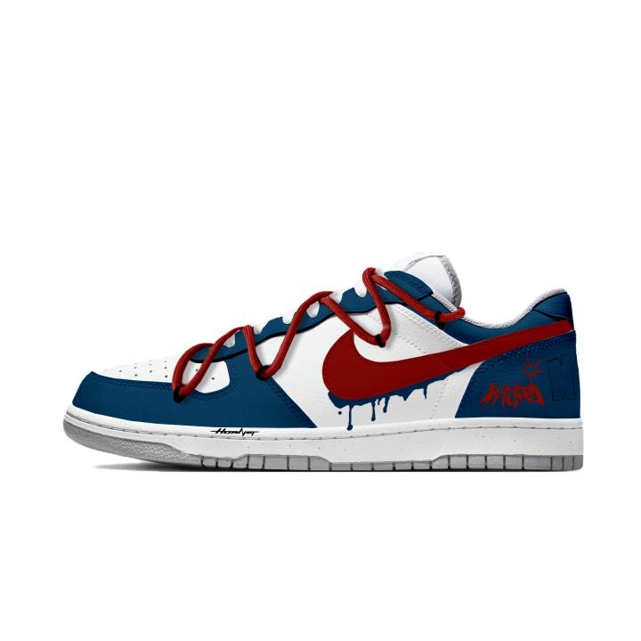 Nike Nike Big Skateboard Shoes Unisex Low Top Blue White