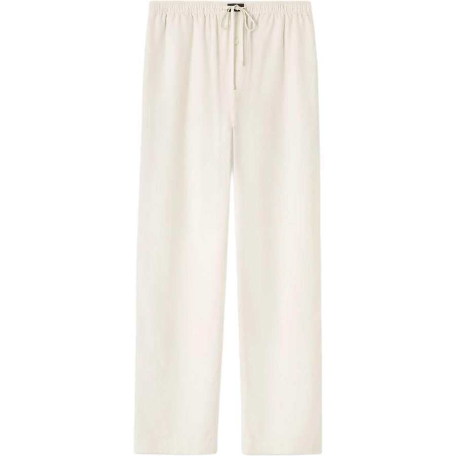 Loro Piana Casual Pants Men's White Moderate Straight Fit Pants