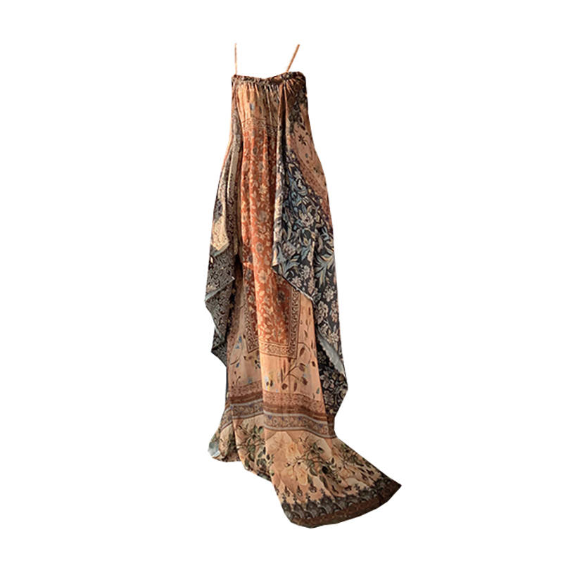 TUSHIFEI Slip Dresses Women's Multicolor Moderate Long Skirt A Line Skirt