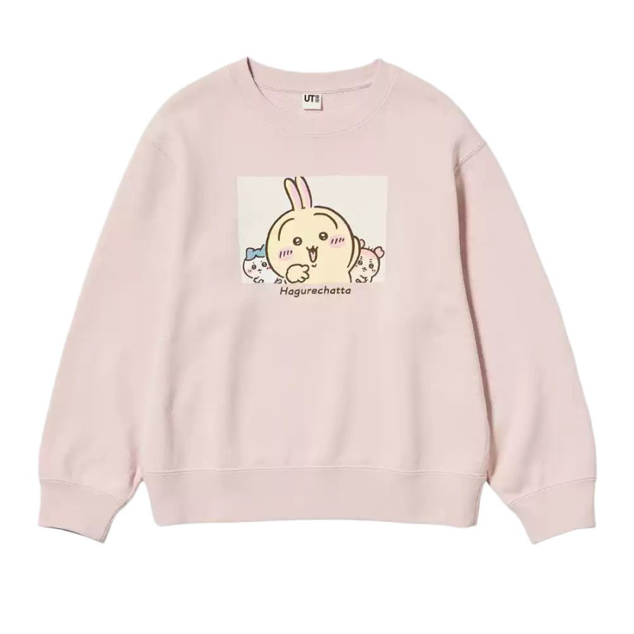UNIQLO X Chiikawa Kids Sweatshirts Crew Neck Moderate