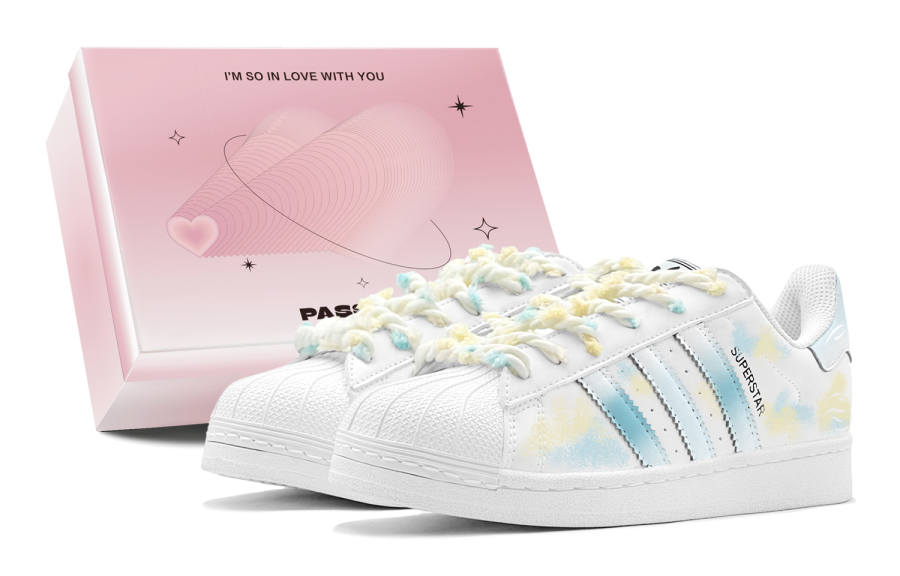 Adidas Originals Superstar 2 Skateboard Shoes Women's Low Top White