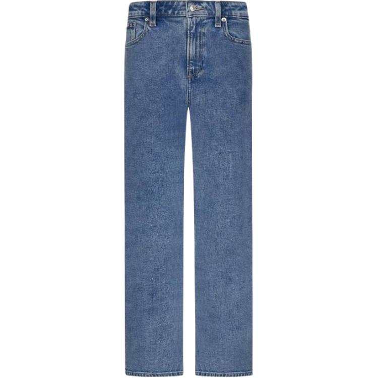 Calvin Klein Jeans Women's F2D Denim Gray Blue Moderate Straight Fit Pants