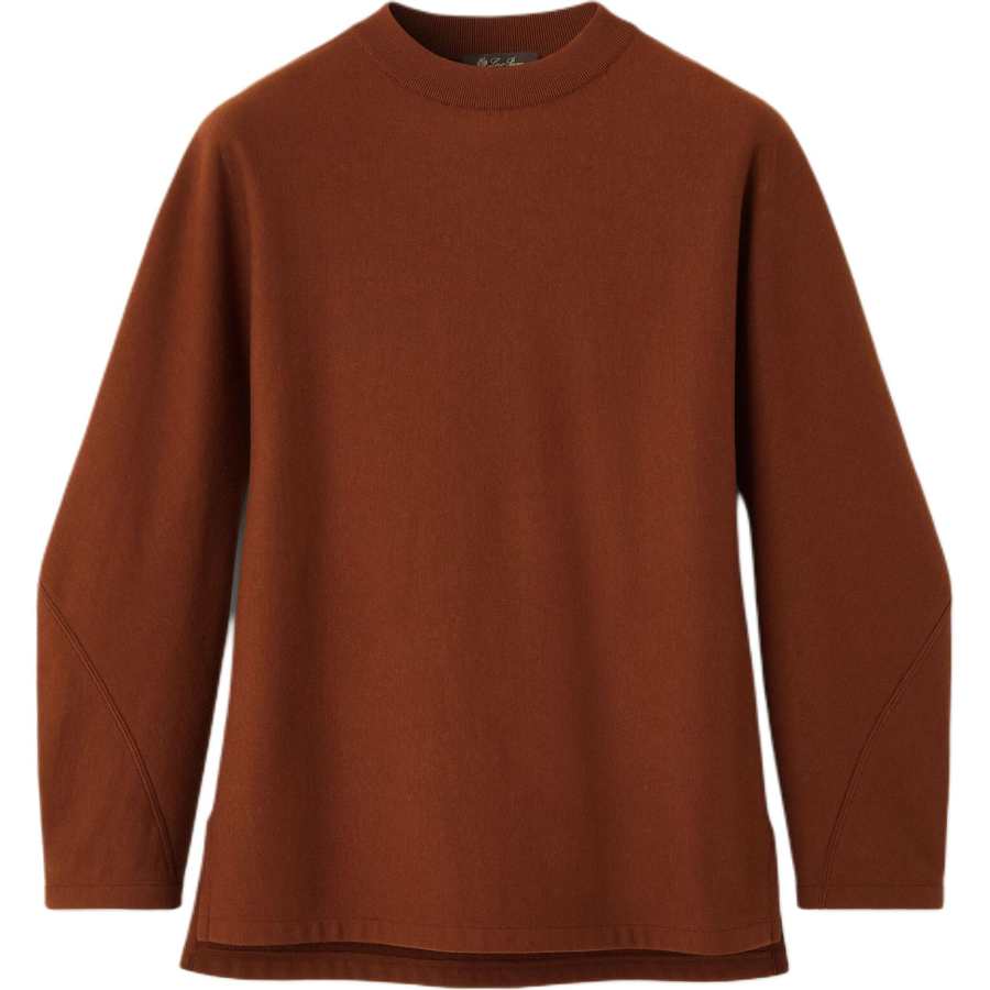 Loro Piana Sweaters Women's Light Brown Crew Neck Moderate Straight Fit