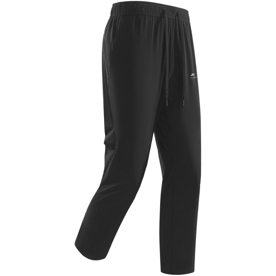 Skechers Sports Life Collection Casual Pants Unisex Enthralling Black 048B Thin Straight Fit Pants