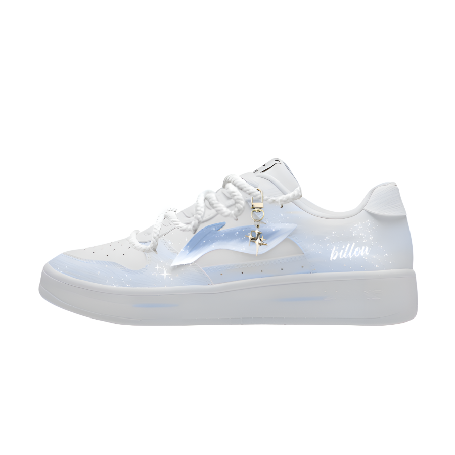 Li-Ning Li Ning Floating Boat Skateboard Shoes Men's Low Top Blue/White